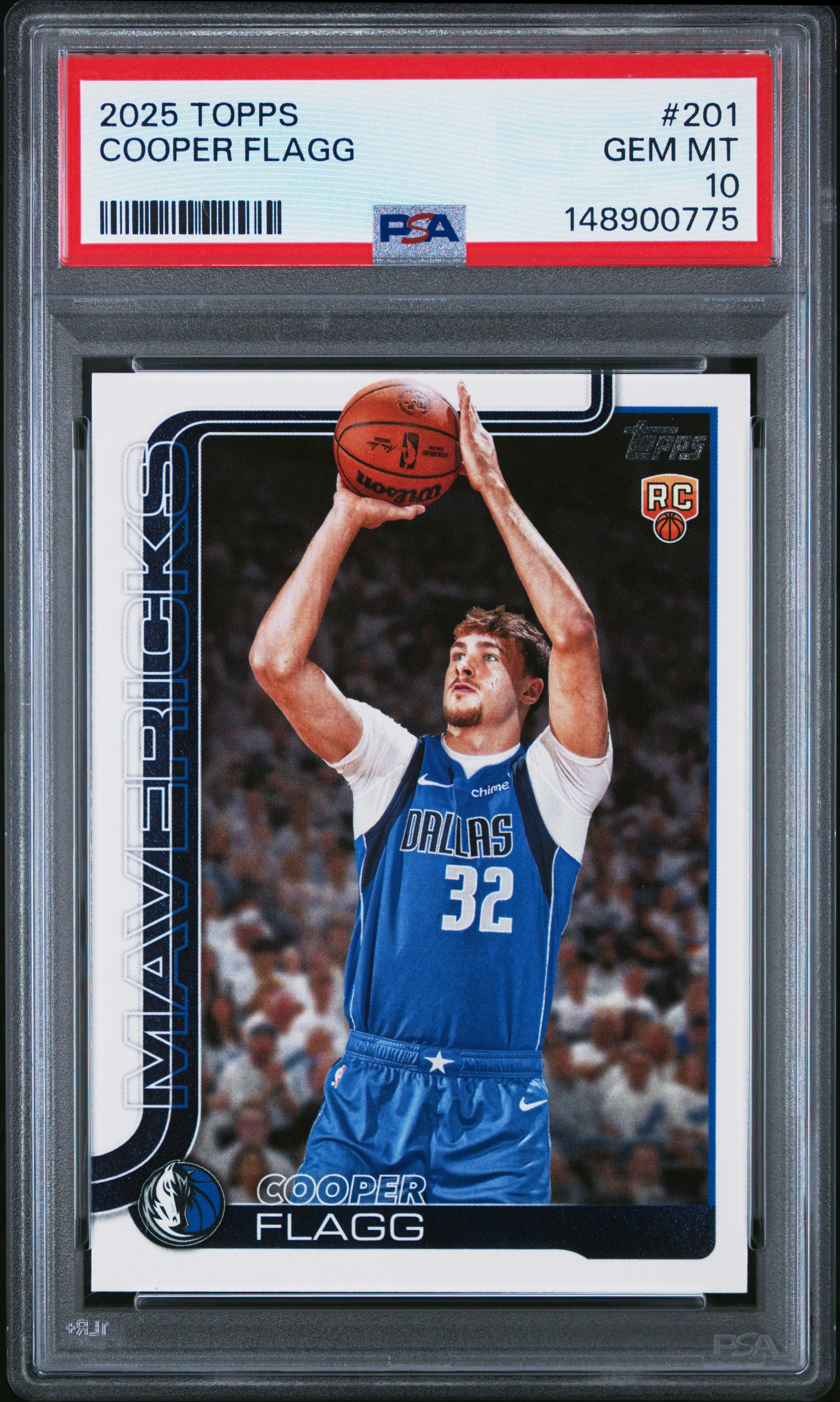 2025 Topps #201 Cooper Flagg PSA 10