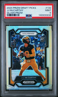 2024 Panini Prizm Draft Picks #132 Jj Mccarthy Silver Prizm PSA 9
