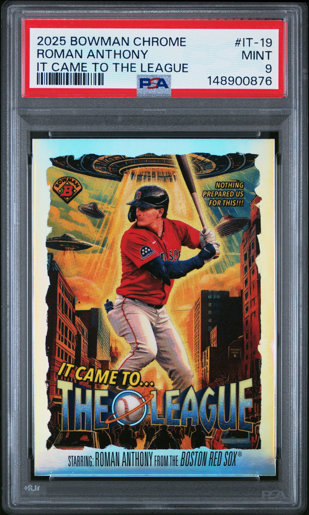2025 Bowman Chrome It Came To The League #IT-19 Roman Anthony PSA 9