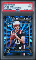 2024 Panini Donruss Rated Rookies Retro #16 Drake Maye PSA 9