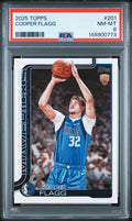 2025 Topps #201 Cooper Flagg PSA 8