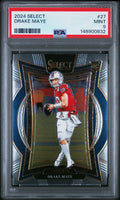 2024 Panini Select #27 Drake Maye PSA 9