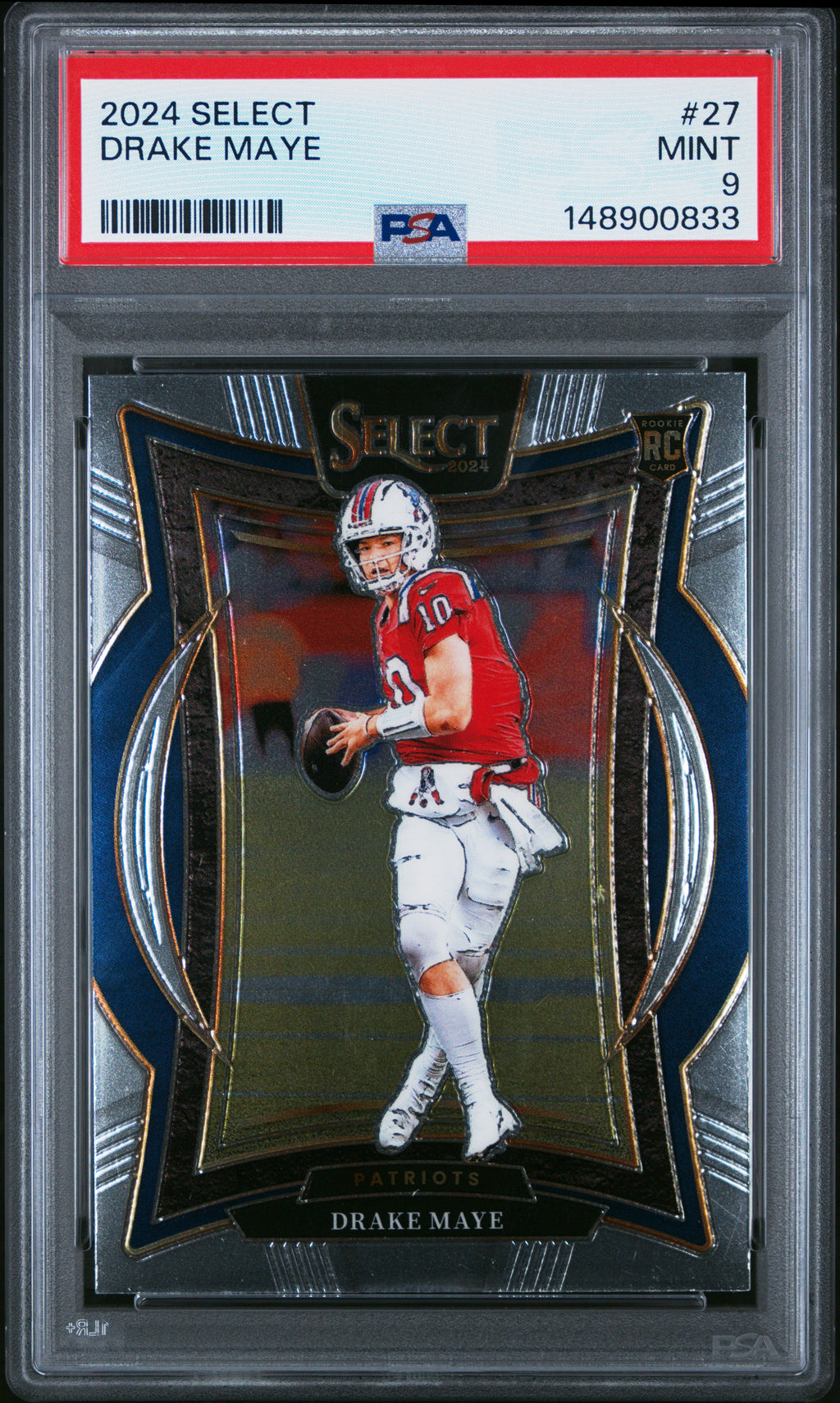 2024 Panini Select #27 Drake Maye PSA 9