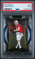 2024 Panini Select #27 Drake Maye PSA 9