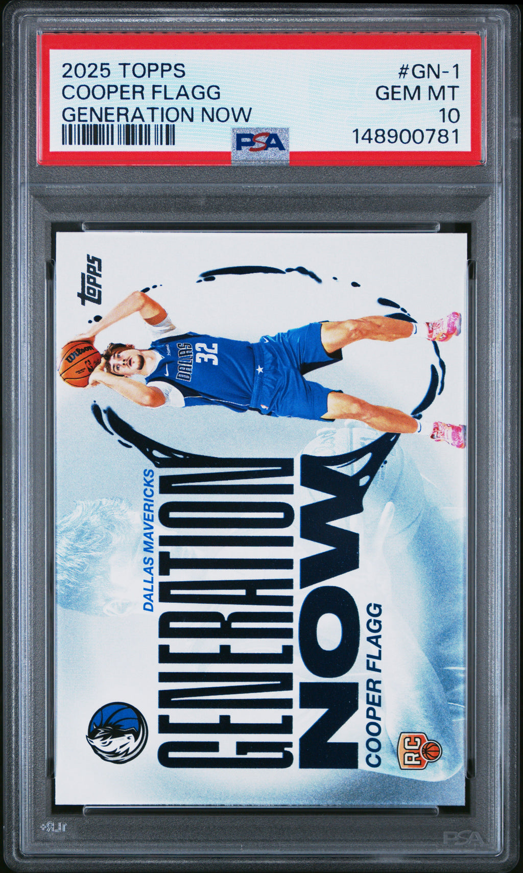 2025 Topps Generation Now #GN-1 Cooper Flagg PSA 10