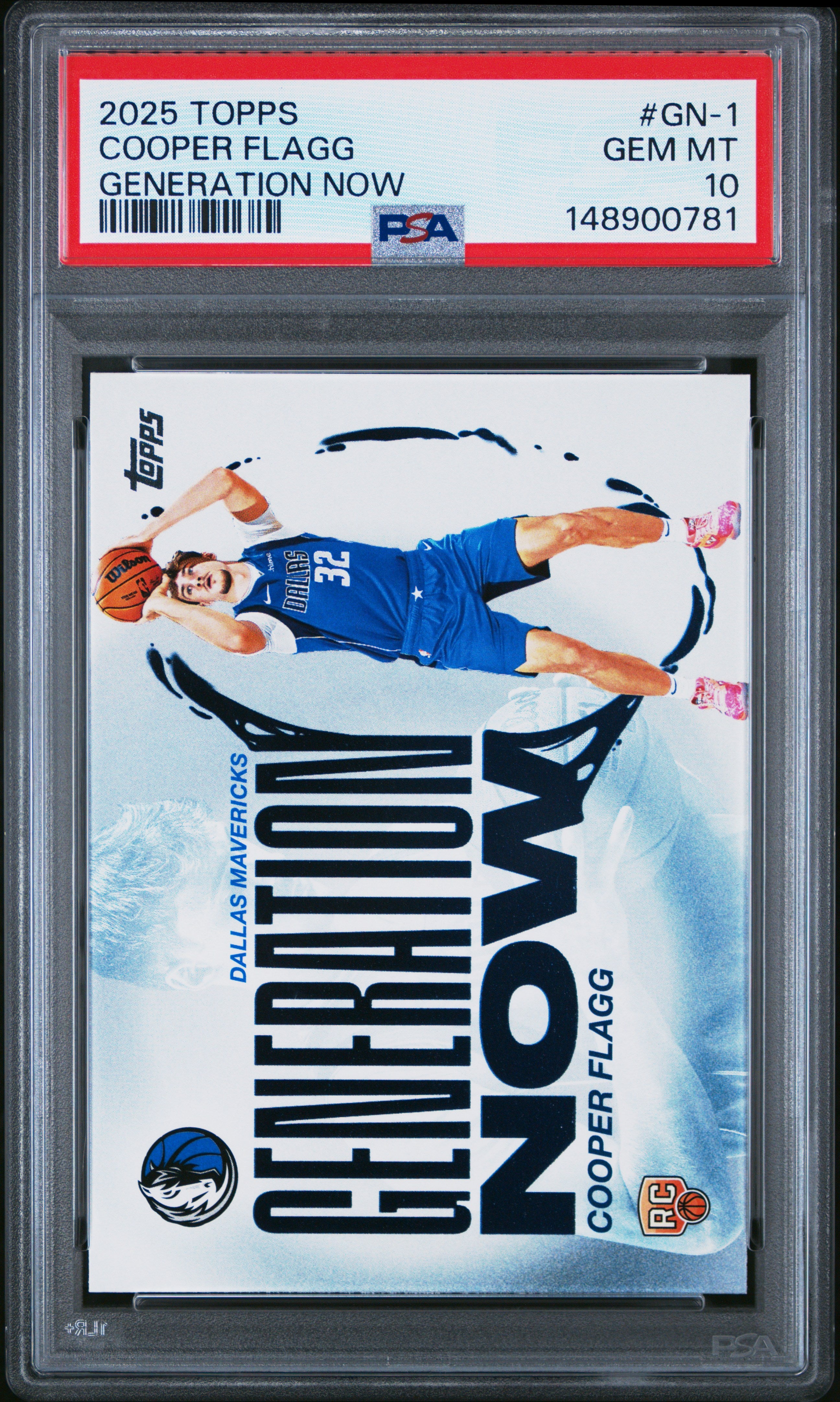 2025 Topps Generation Now #GN-1 Cooper Flagg PSA 10