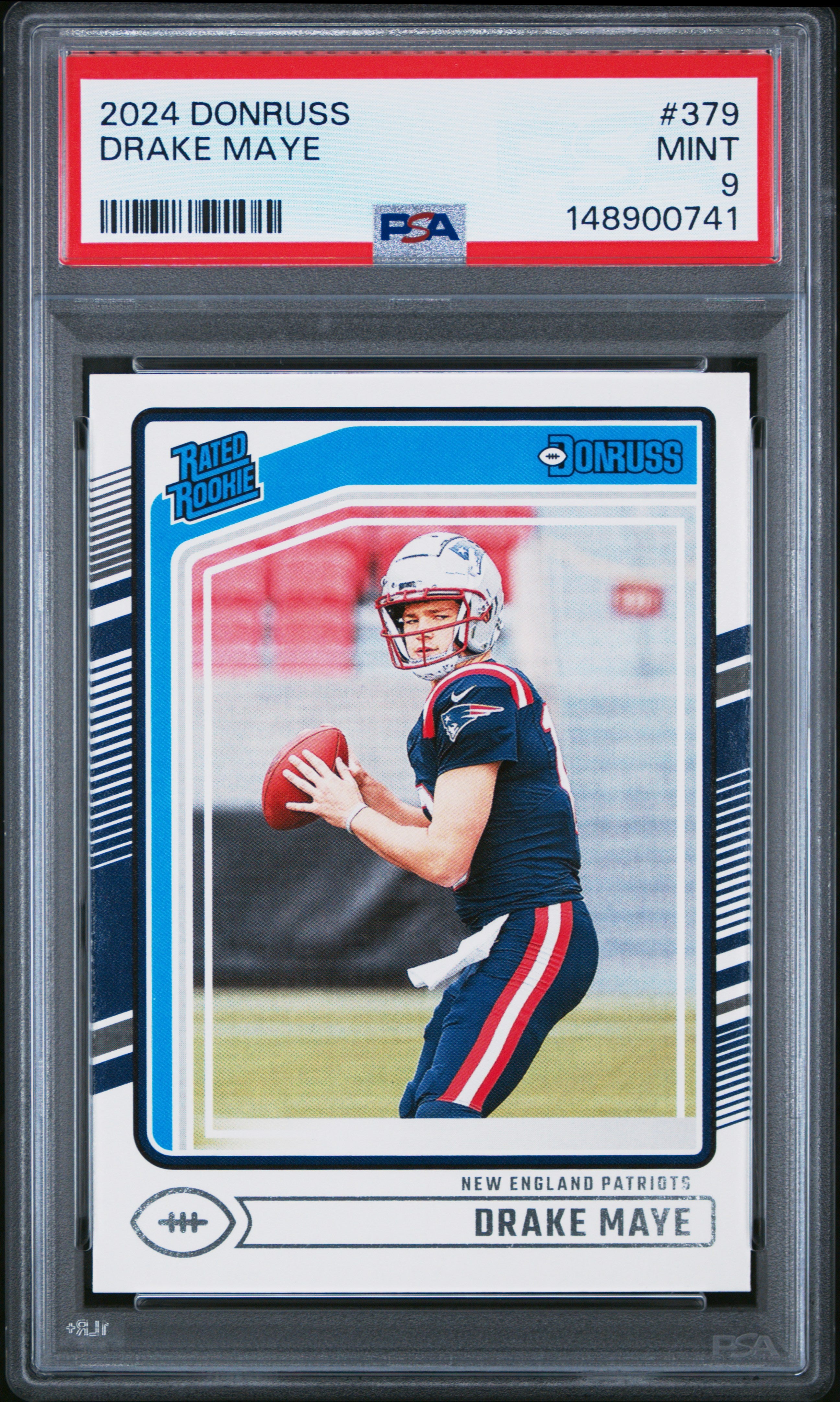2024 Panini Donruss #379 Drake Maye PSA 9