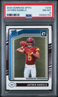 2024 Panini Donruss Optic #248 Jayden Daniels PSA 8
