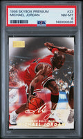 1998 Skybox Premium #23 Michael Jordan PSA 8