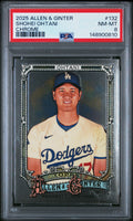 2025 Topps Allen & Ginter #132 Shohei Ohtani Chrome PSA 8