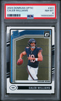 2024 Panini Donruss Optic #201 Caleb Williams PSA 8