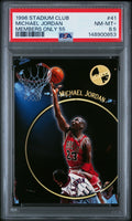 1996 Stadium Club Members Only 55 #41 Michael Jordan Members Only 55 PSA 8.5