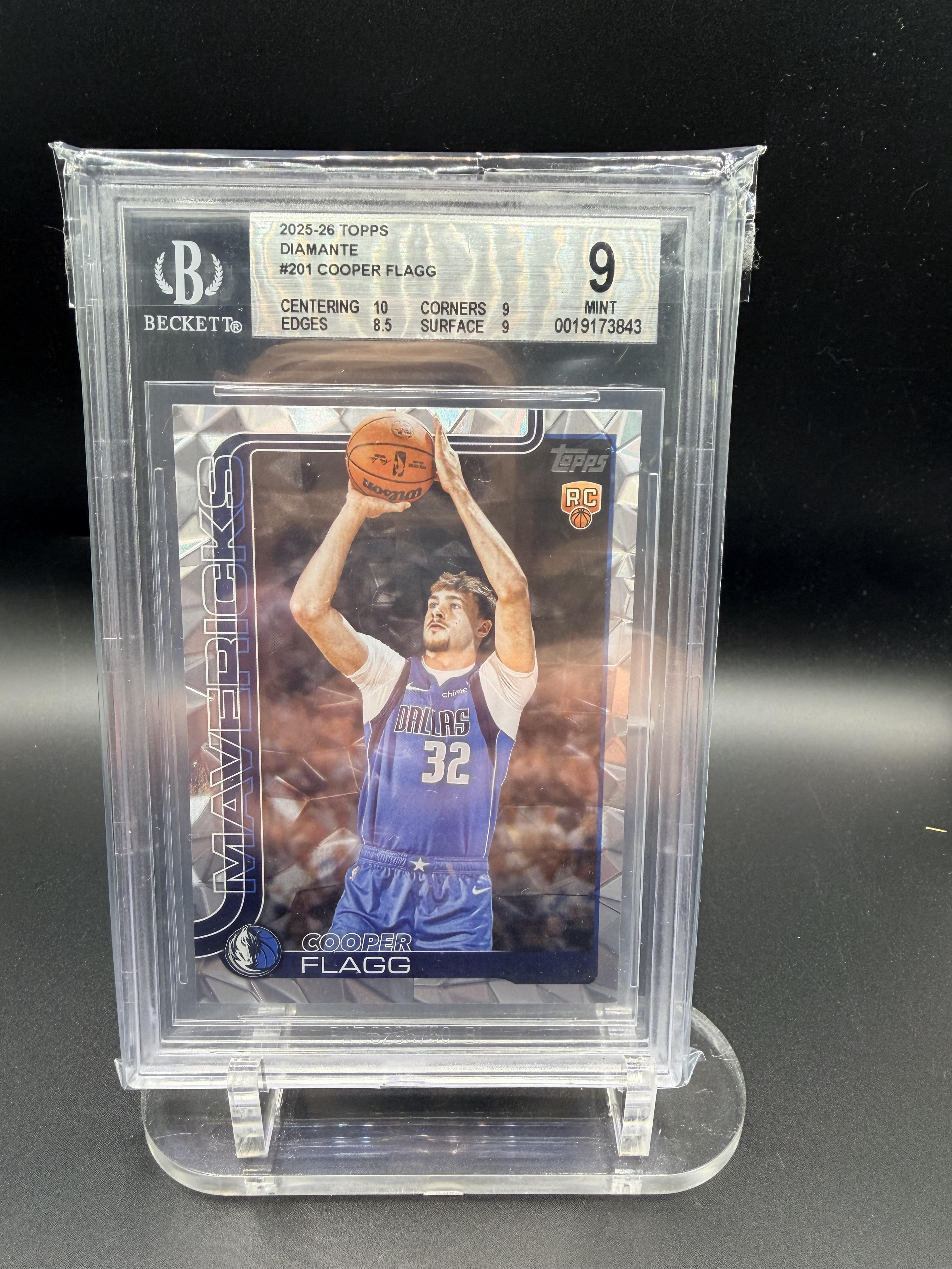 2025-26 Topps Diamante #201 Cooper Flagg BGS 9.0