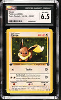 2000 Team Rocket - 1st Ed. #55/82 Eevee CGC 6.5