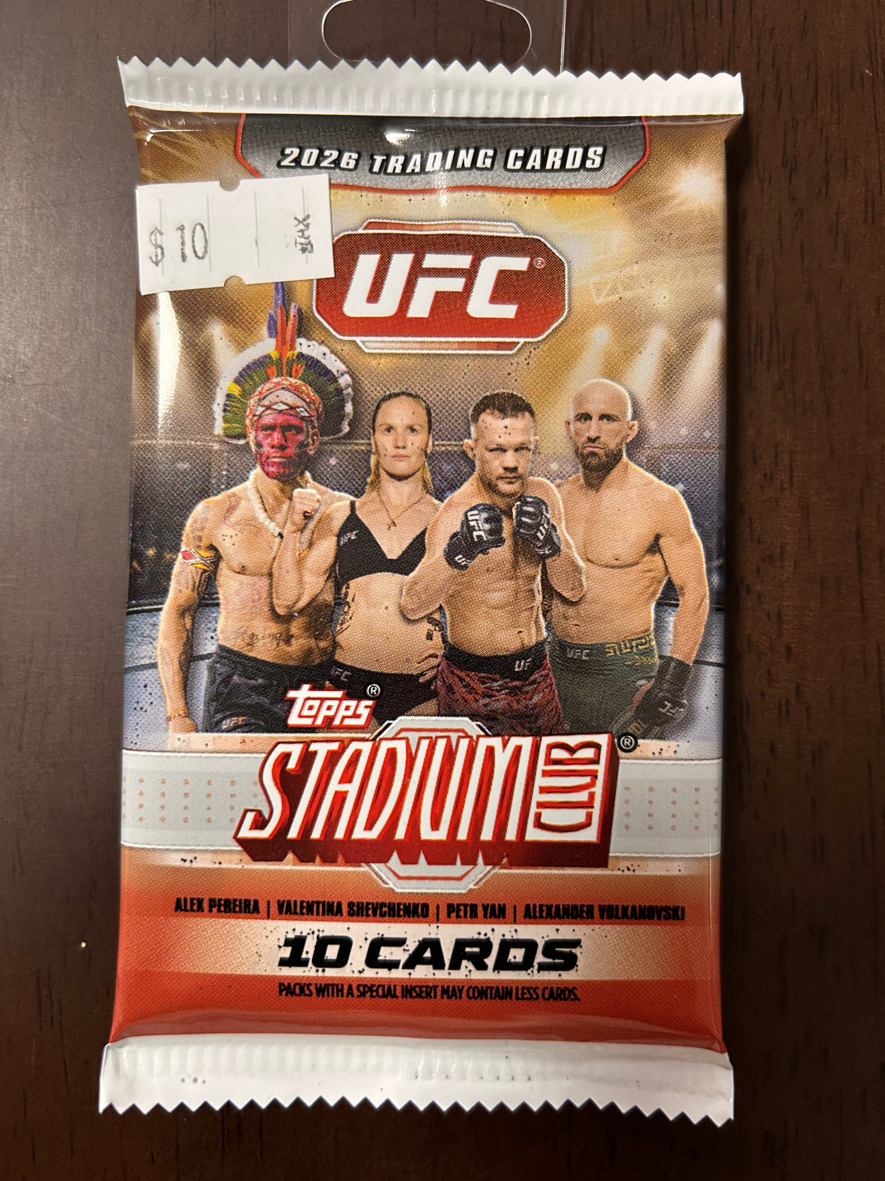 2026 UFC Topps Stadium Club Pack