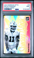 2024 Panini Donruss Optic Sunday Kings #25 Micah Parsons PSA 9