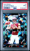 2024 Panini Prizm Prizmatic #3 Jayden Daniels Prizmatic-Green Ice PSA 9