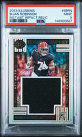 2023 Panini Illusions Instant Impact Relics #IIBRN Bijan Robinson PSA 9