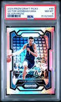 2024 Panini Prizm Draft Picks #99 Victor Wembanyama Silver Prizm PSA 8