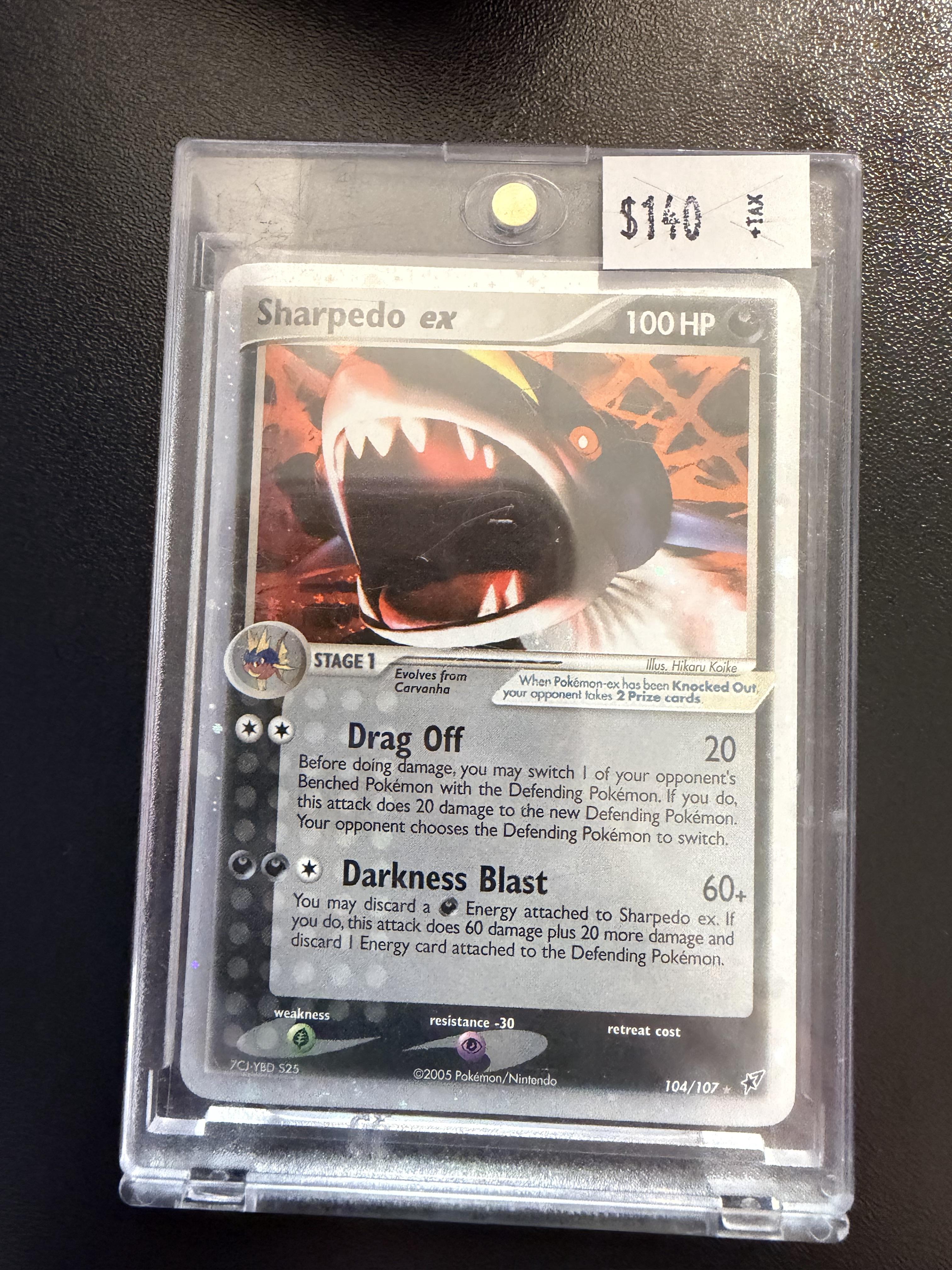EX Deoxys Sharpedo EX 104/107