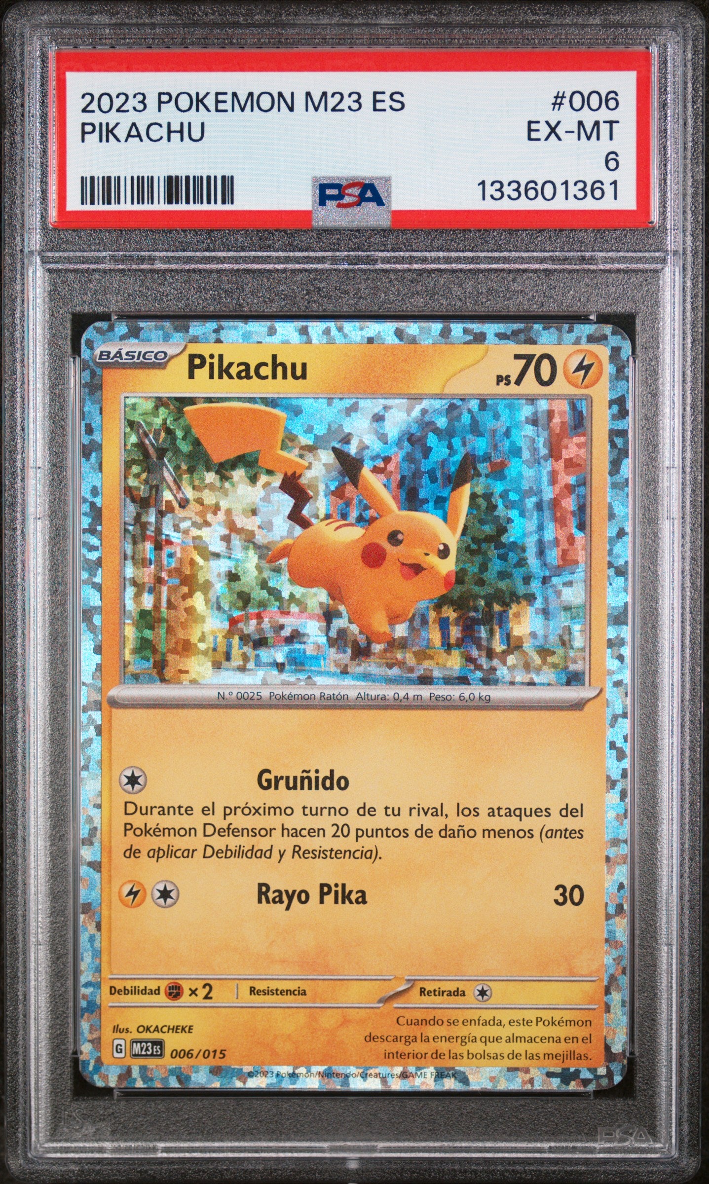 2023 Pokemon M23 Es-Mcdonald'S Collection #006 Pikachu PSA 6