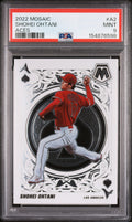 2022 Panini Mosaic Aces #A2 Shohei Ohtani Aces PSA 9