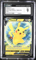 2022 Black Star Promos #SWSH198 Pikachu V CGC 9