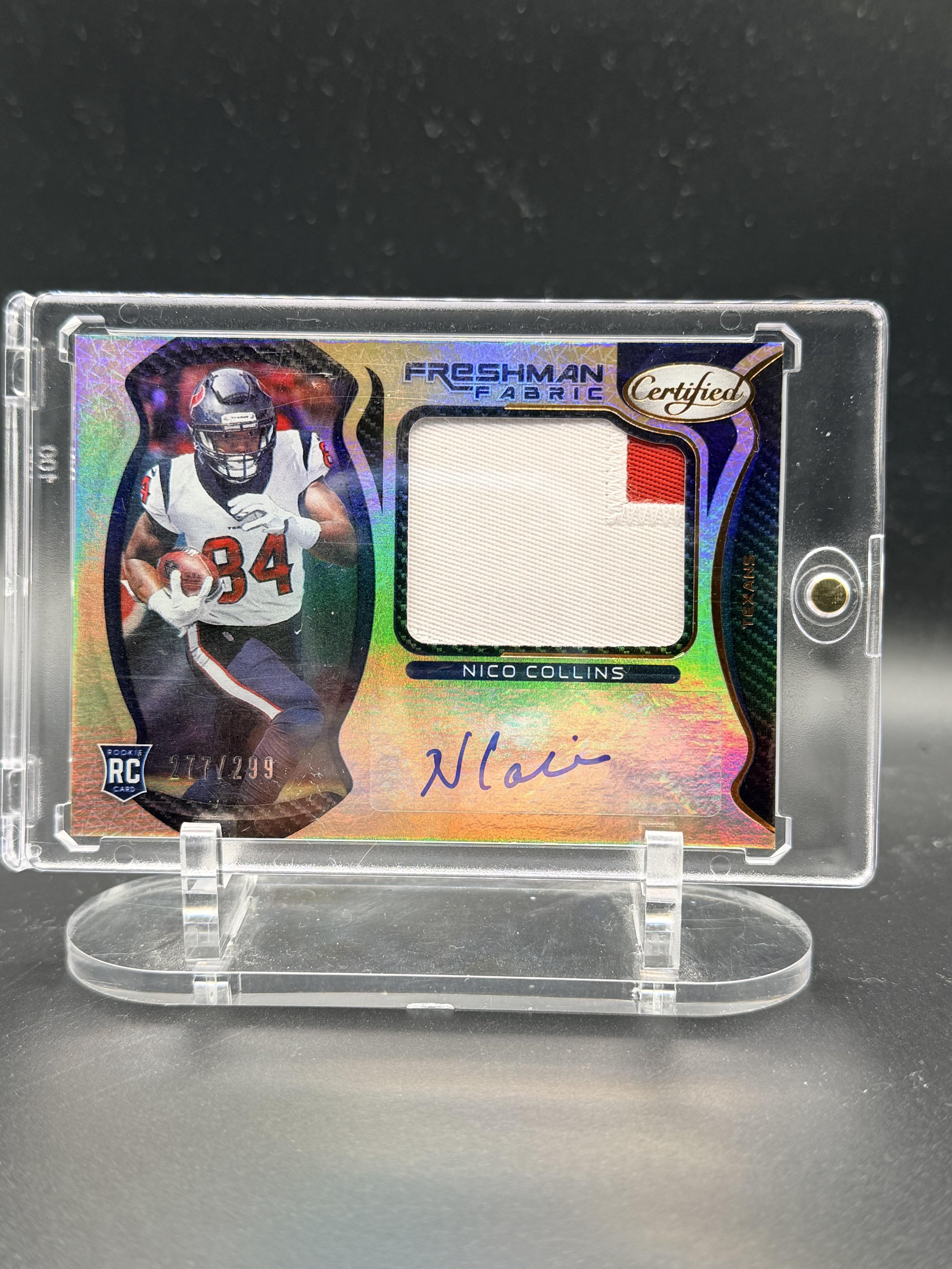 Panini Freshman Fabric Nico Collins