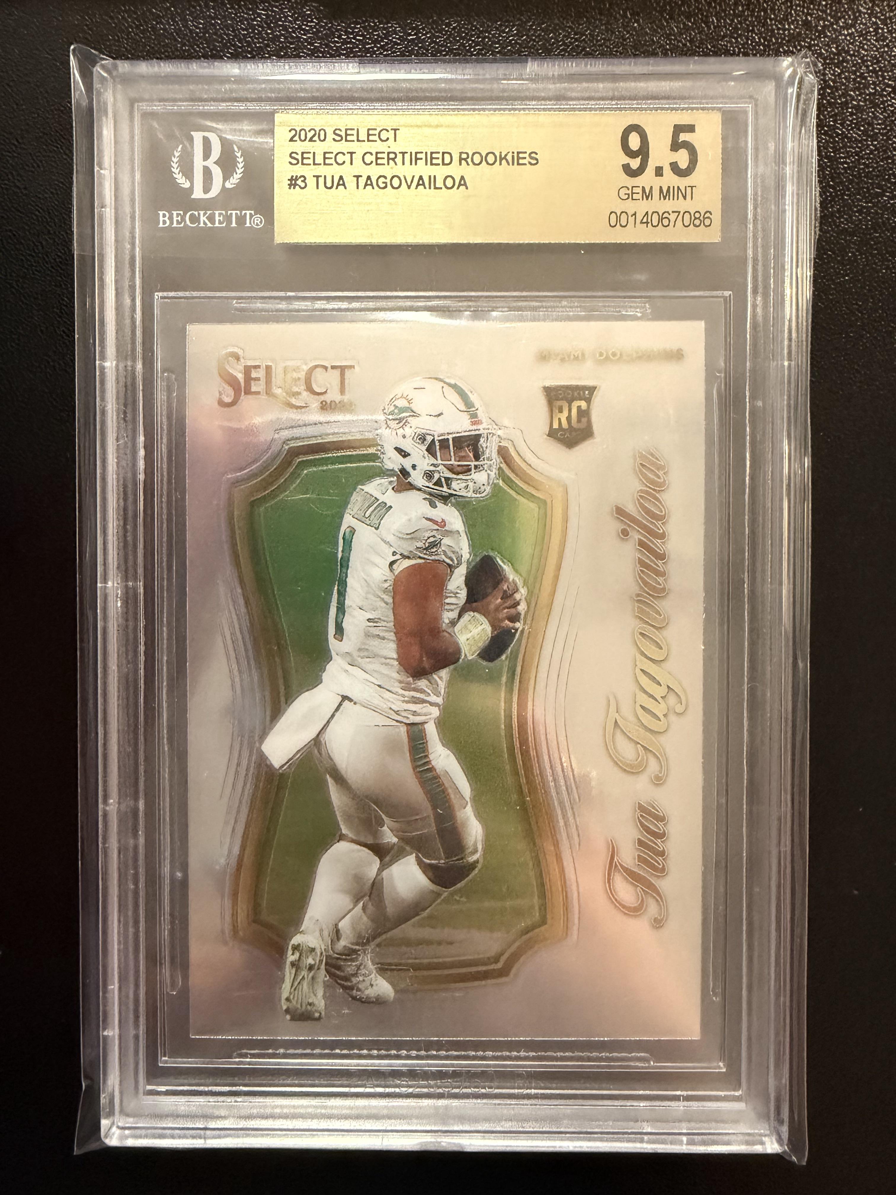 2020 Select Select Certified Rookies #3 Tua Tagovailoa BGS 9.5