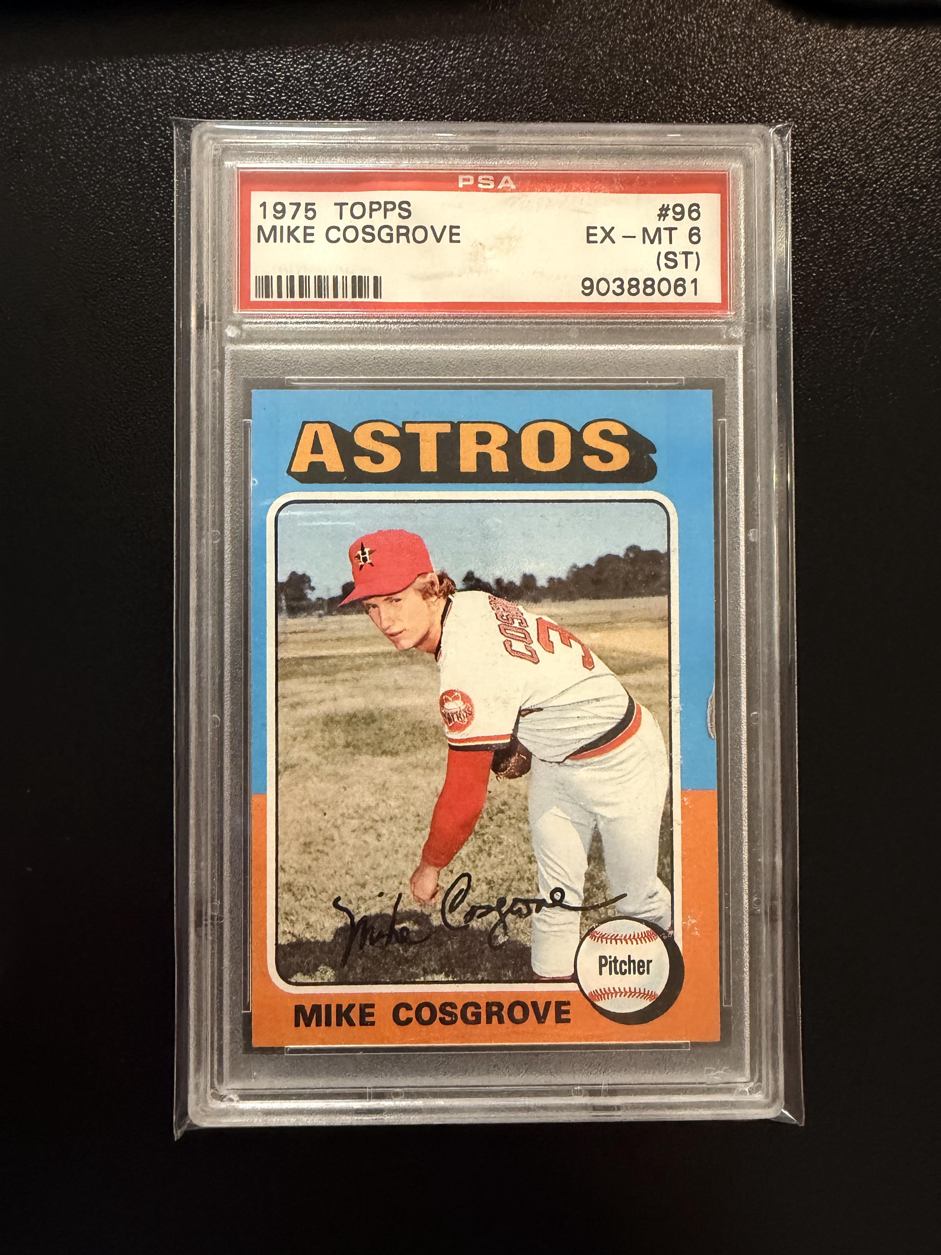 1975 Topps #96 Mike Cosgrove PSA 6
