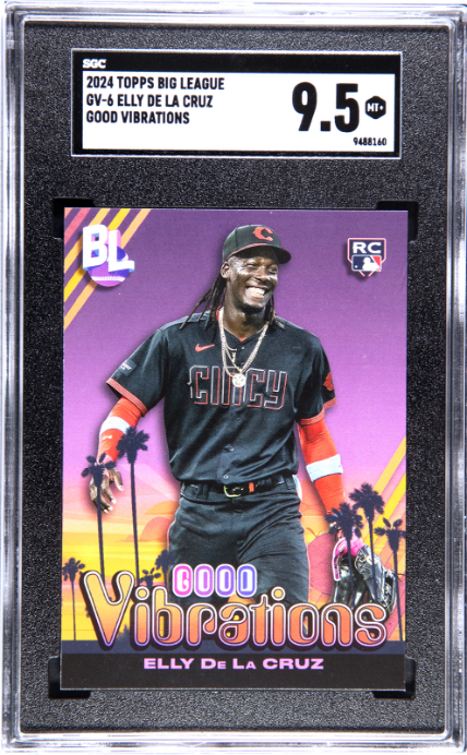 2024 Topps Big League #GV-6 Elly De La Cruz Good Vibrations SGC 9.5