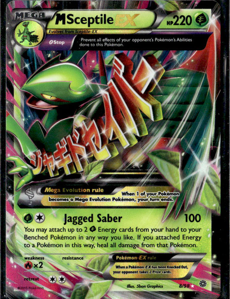 XY - Ancient Origins #8/98 M Sceptile EX