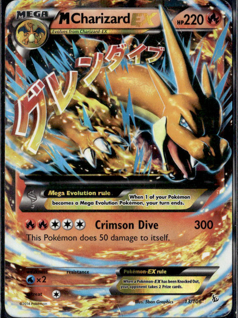 XY - Flashfire #13/106 M Charizard EX (Y)
