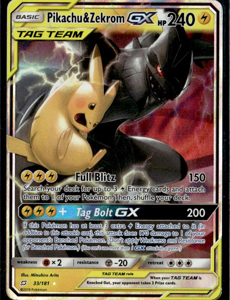 World Championship Decks #33/181 Pikachu & Zekrom GX