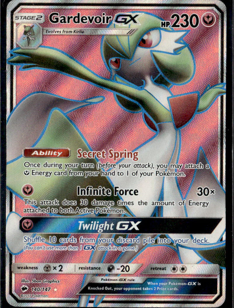 SM - Burning Shadows #140/147 Gardevoir GX (Full Art)