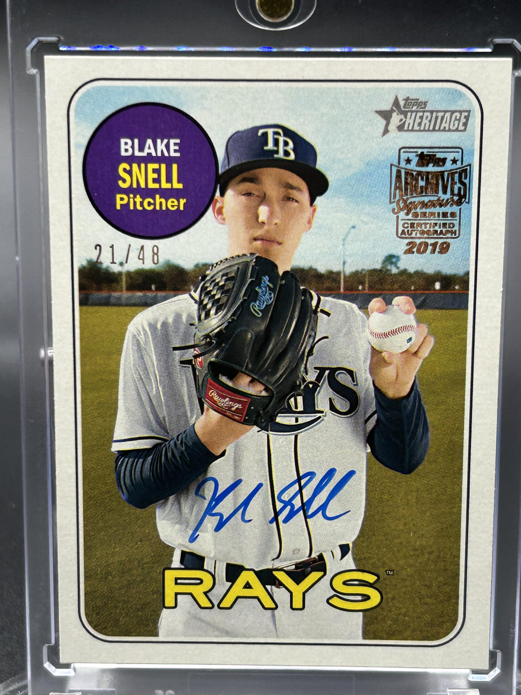 2018 Topps Heritage #54 Blake Snell