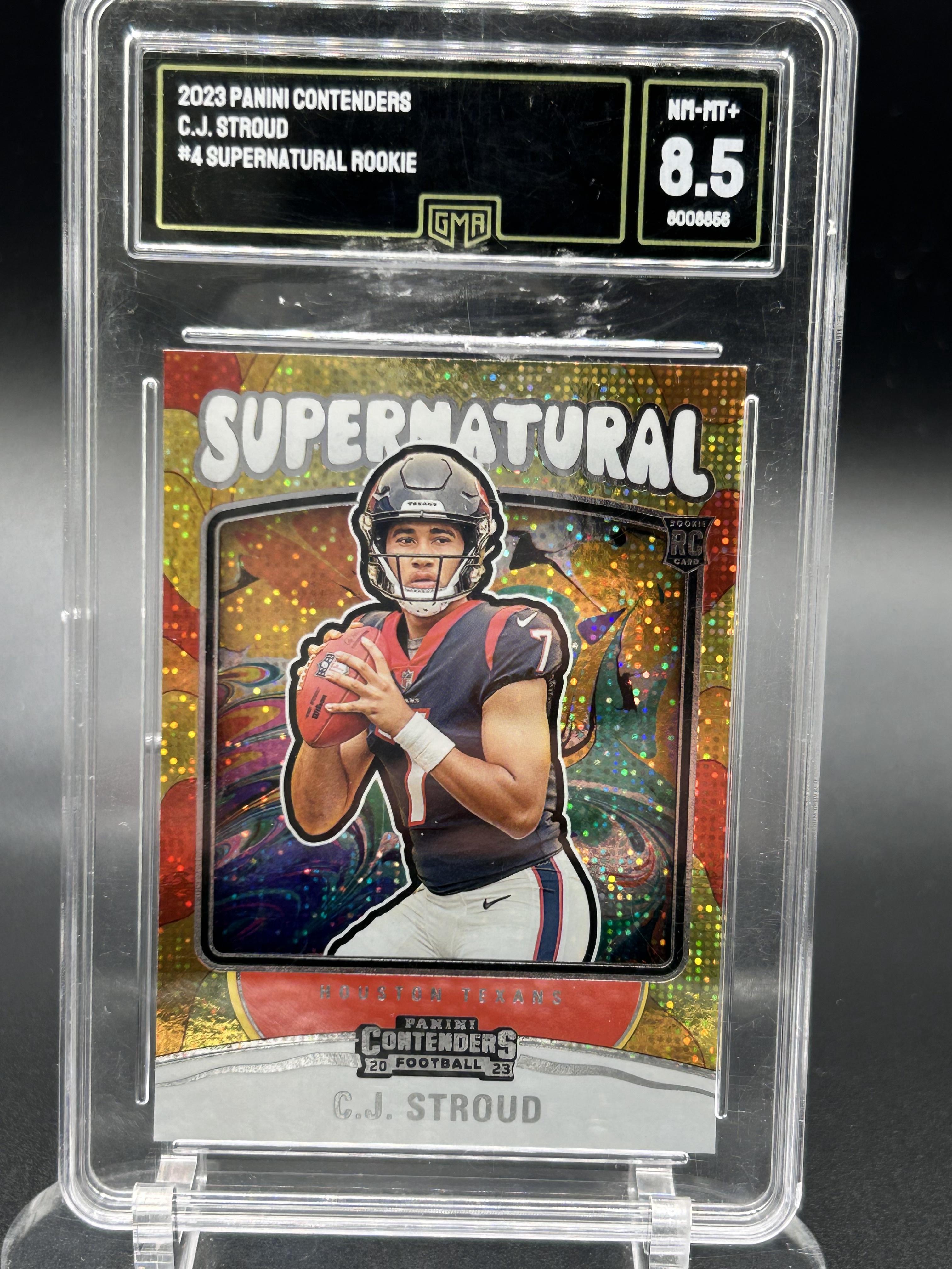 2023 Panini Contenders #4 C.J. Stroud Supernatural Rookie GMA 8.5