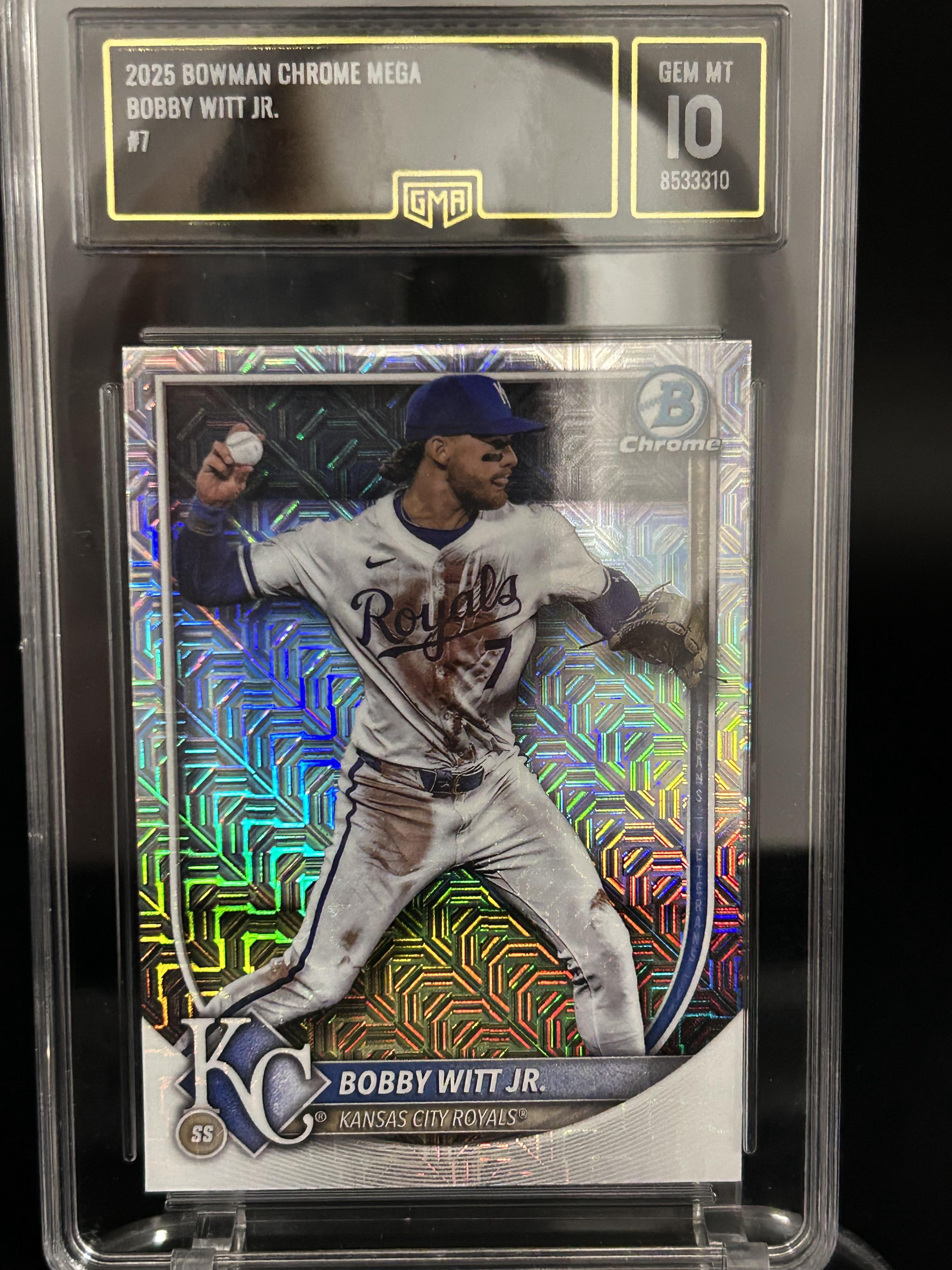 2025 Bowman Chrome Mega #7 Bobby Witt Jr. GMA 10