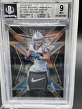 2017 Panini Select #7 Christian McCaffery Sparks Materials Prizm Black Laundry