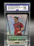 2023 Leaf Metal Special Release #RS01 Alejandro Garnacho Rookie Silver Wave