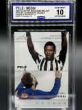 2024 Leaf Sp. Release #ELE27 Pele/Messi Exclusive Legends Edition Double BCCG 10