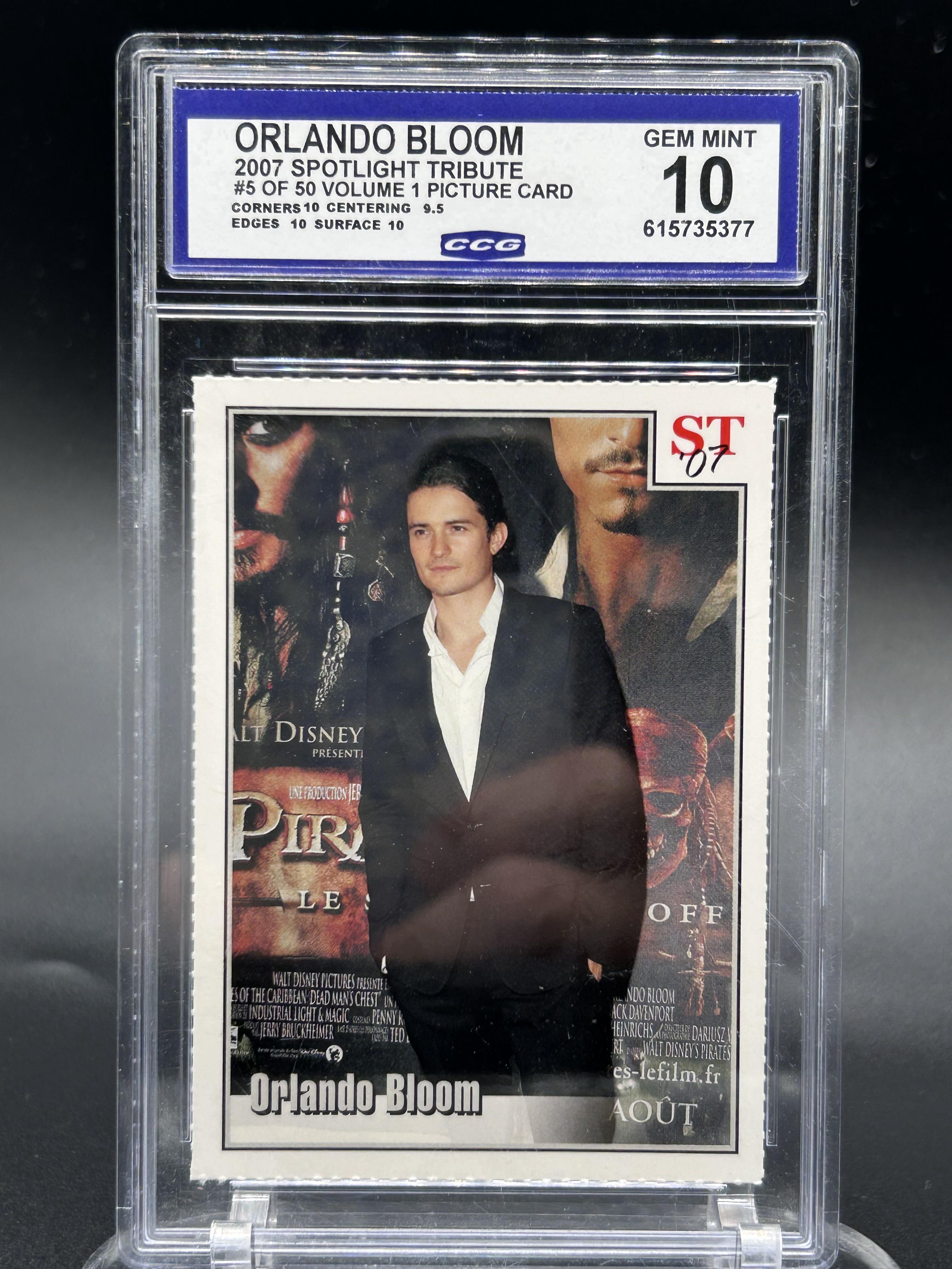 2007 Spotlight Tribute #5/50 Orlando Bloom Spotlight Tribute Vol 1 Picture Card