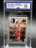 1998 Upper Deck International #40 Michael Jordan MJ Stickers BCCG 10