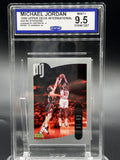 1998 Upper Deck International #34 Michael Jordan MJ Stickers BCCG 9.5