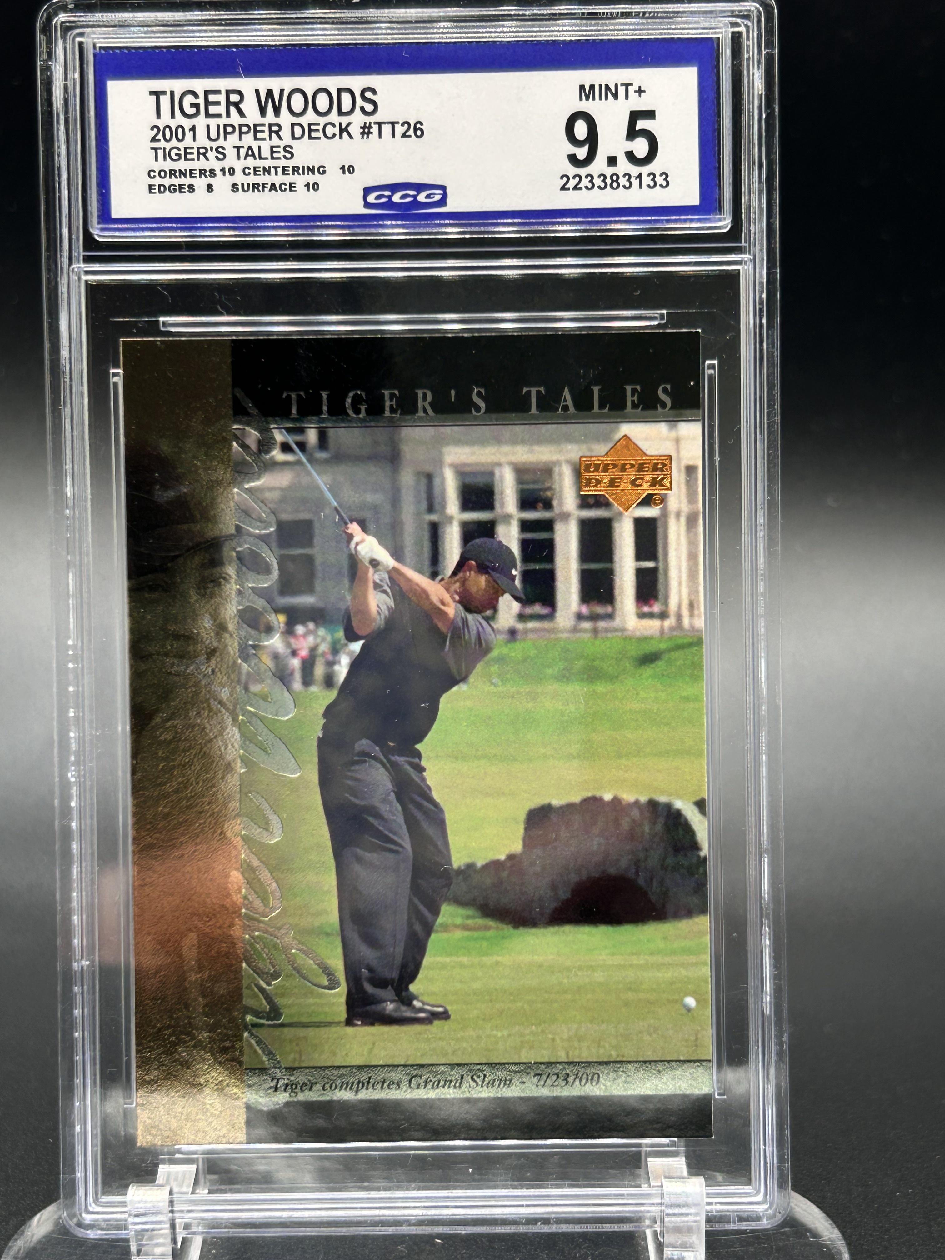 2001 Upper Deck #TT26 Tiger Woods Tiger's Tales BCCG 10