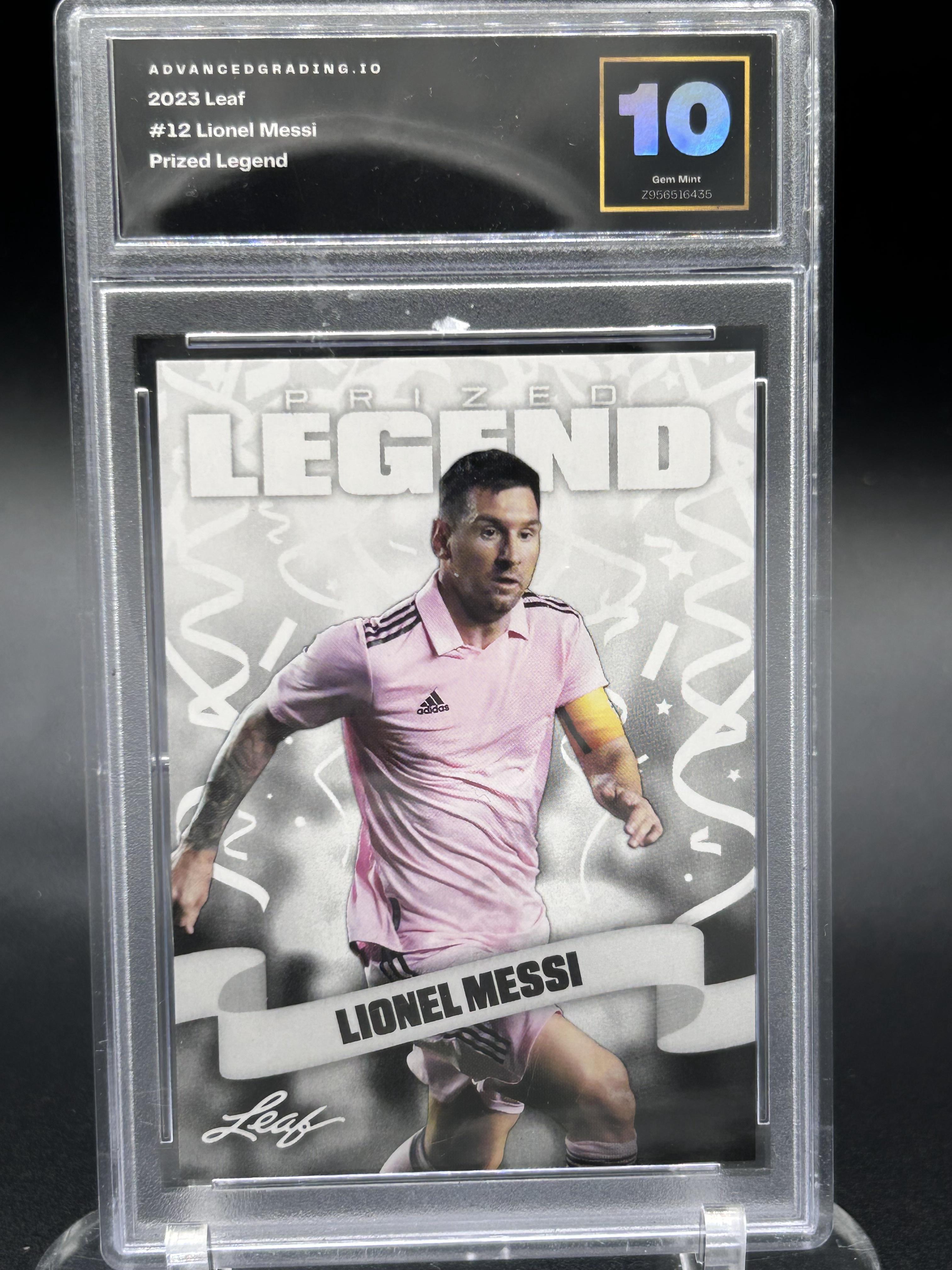 2023 Leaf #12 Lionel Messi Prized Legend Other 10