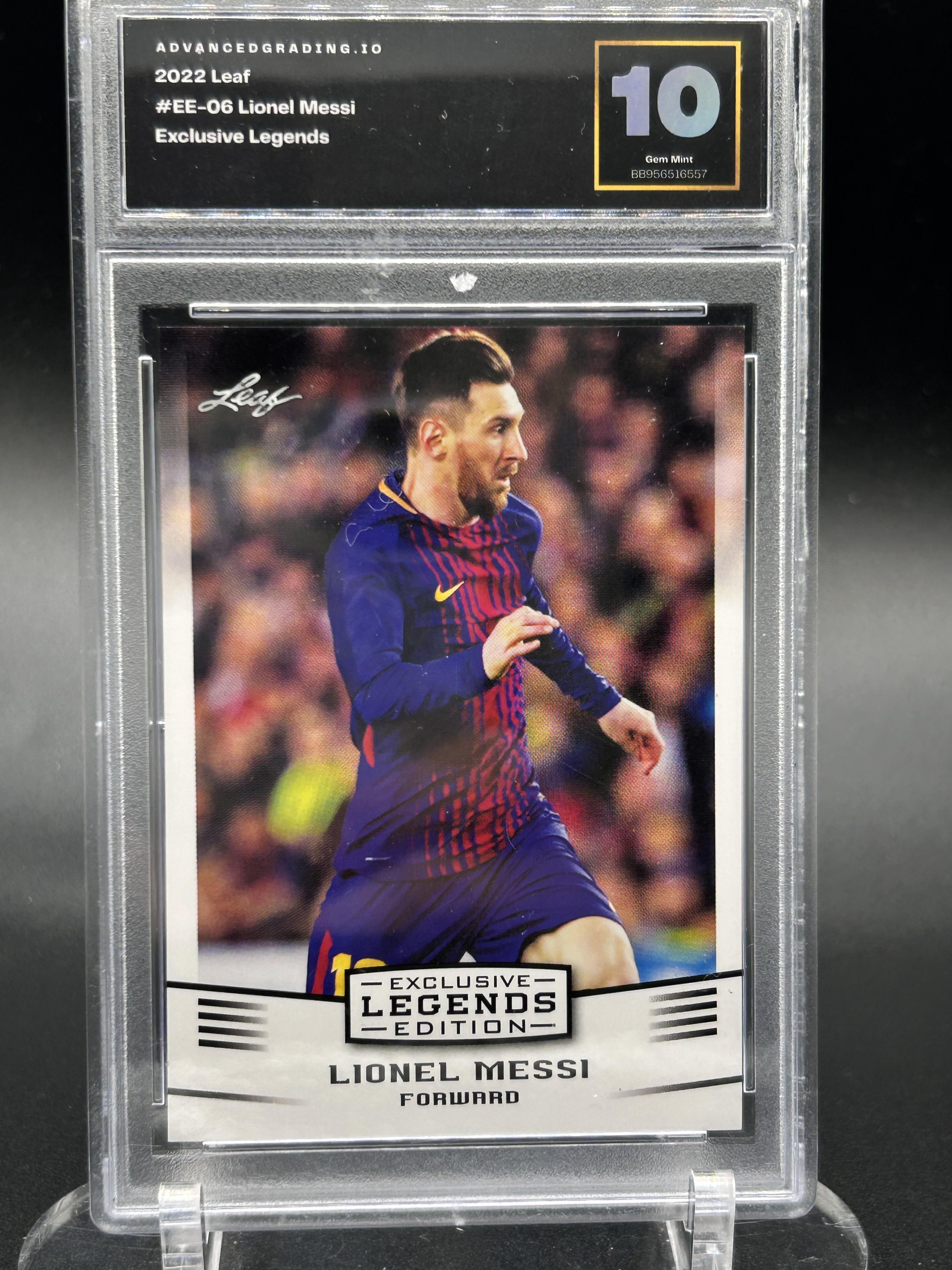 2022 Leaf #EE-06 Lionel Messi Exclusive Legends Other 10