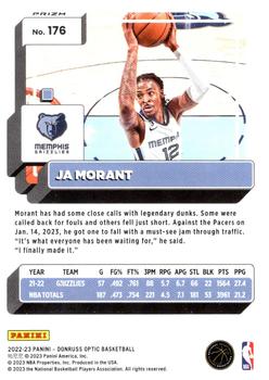 2022-23 Donruss Optic #176 Ja Morant Holo