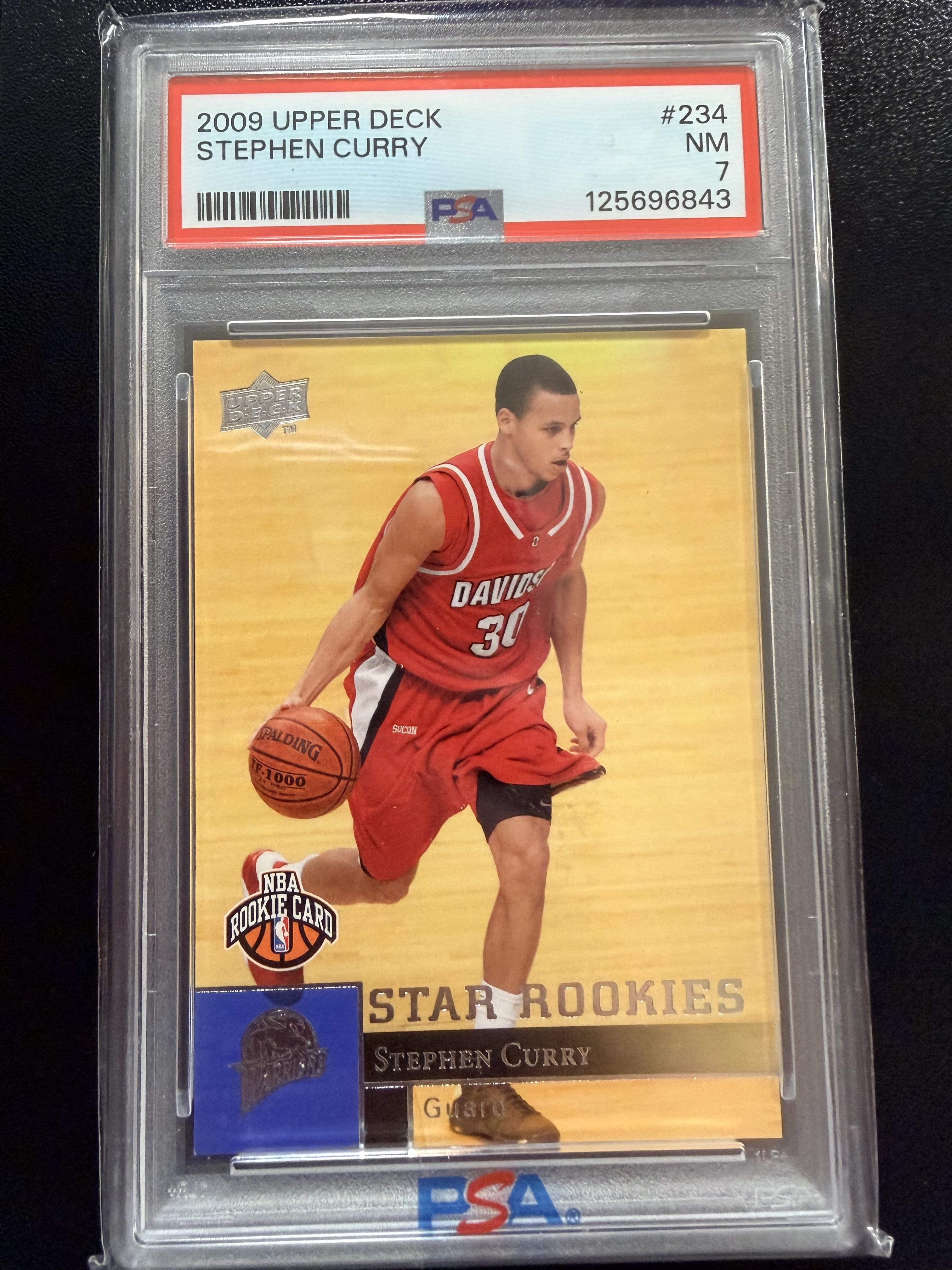 2009 Upper Deck #234 Stephen Curry PSA 7