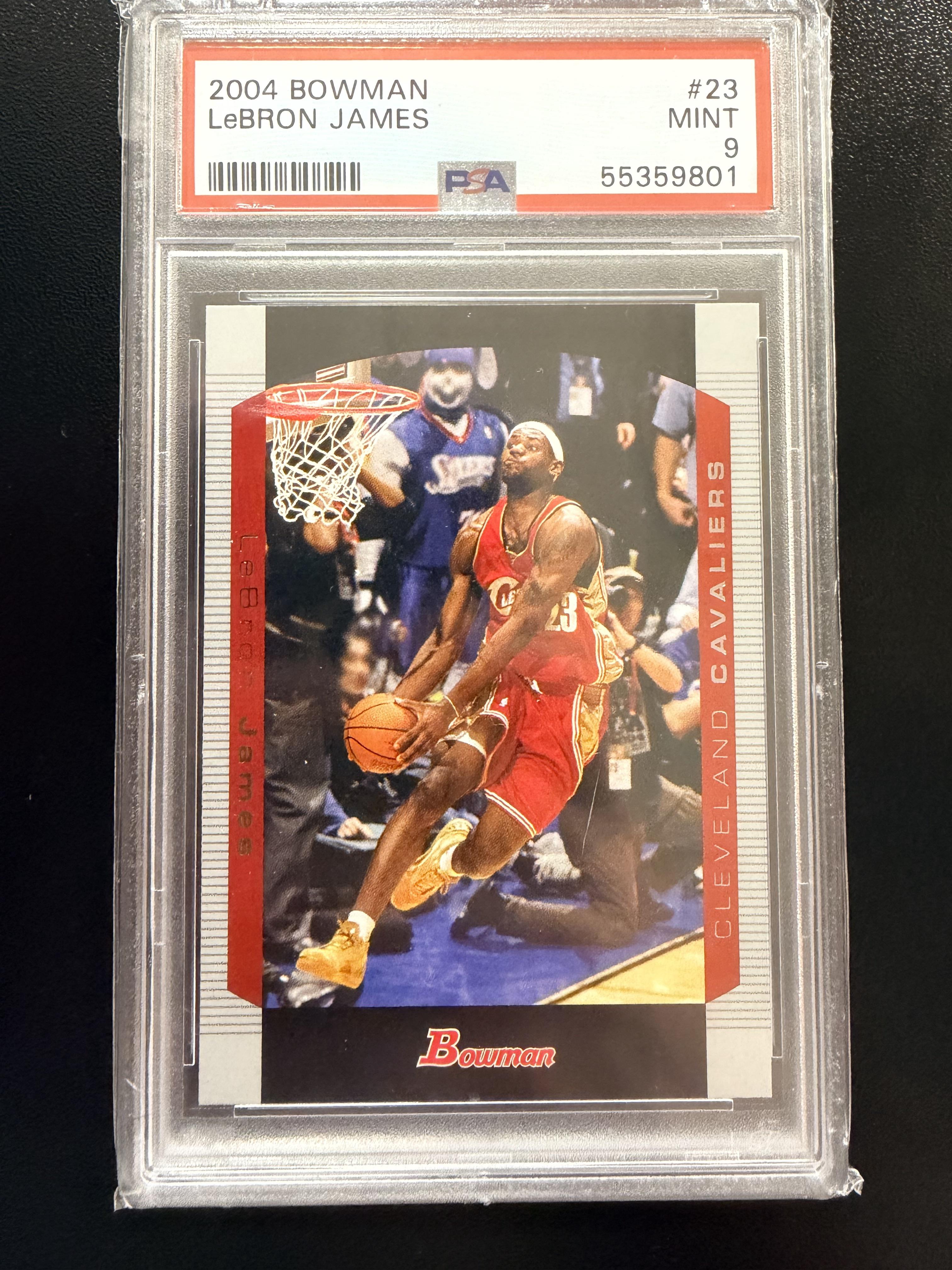 2004-05 Bowman #23 LeBron James PSA 9